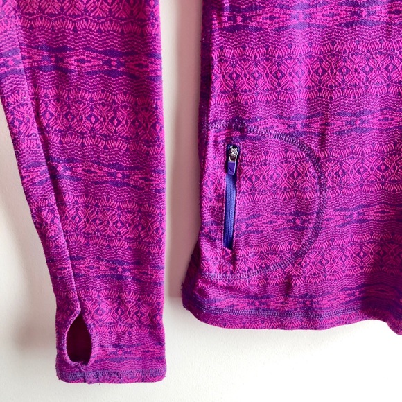 Eddie Bauer Magenta 1/2 zip jacket - Picture 4 of 4